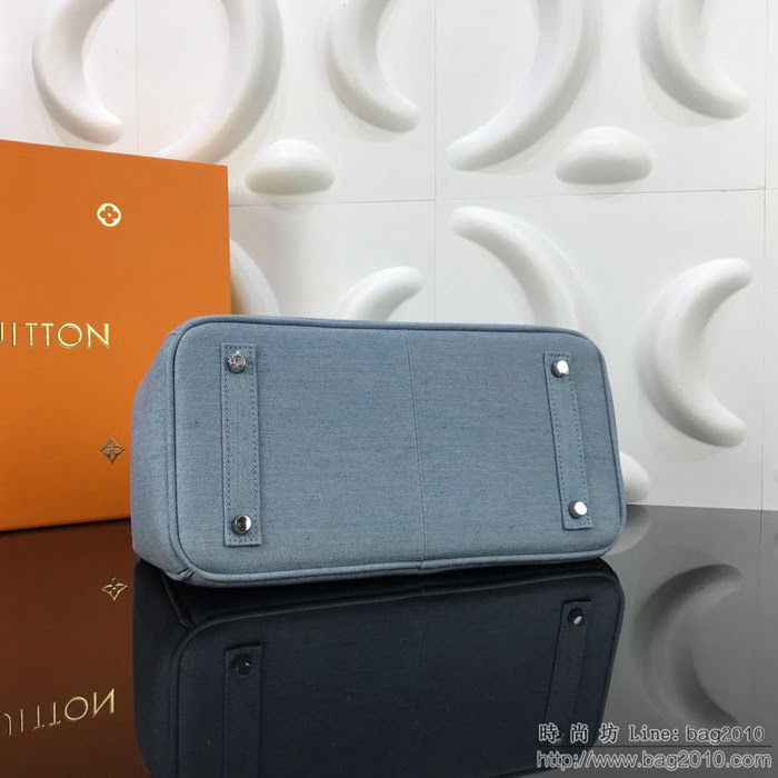 路易威登LV女包 頂級原單 M48888 30cm Humble Travel Bag Birkin BK Sup合作款 原版牛仔包包 時尚百搭款 凱莉  ydh2712
